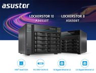 Asustor Lockerstor Lockerstor 8/10: NAS-Systeme für SOHOs unf Abteilungen 