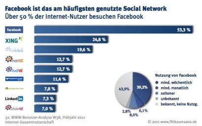 Social Networks Marktanteile.