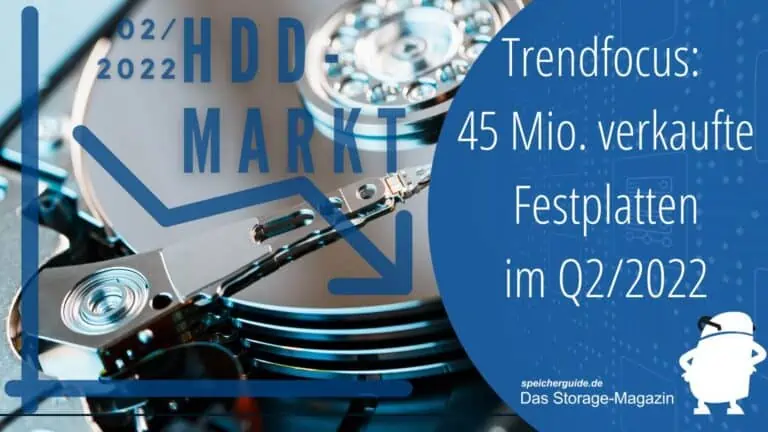 Trendfocus: 45 Millionen verkaufte HDDs im Q2/2022