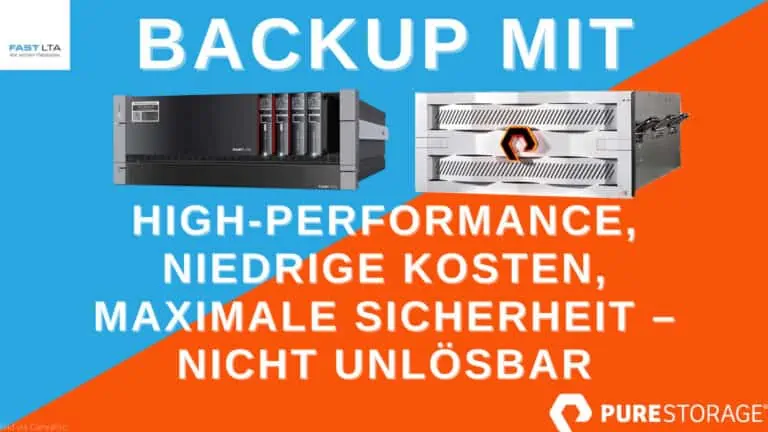 Koop zwischen Fast LTA & Pure Storage: Die Partnerschaft macht Sinn, verbindet sie doch die pure Geschwindigkeit mit skalierbaren, hochsicheren und günstigeren Speicher (Bild via Canva Pro).