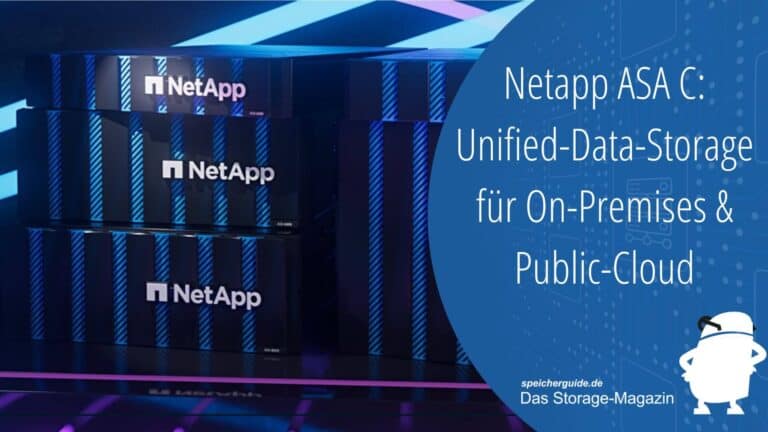 Netapp ASA C: Unified-Data-Storage für On-Premises & Public-Cloud