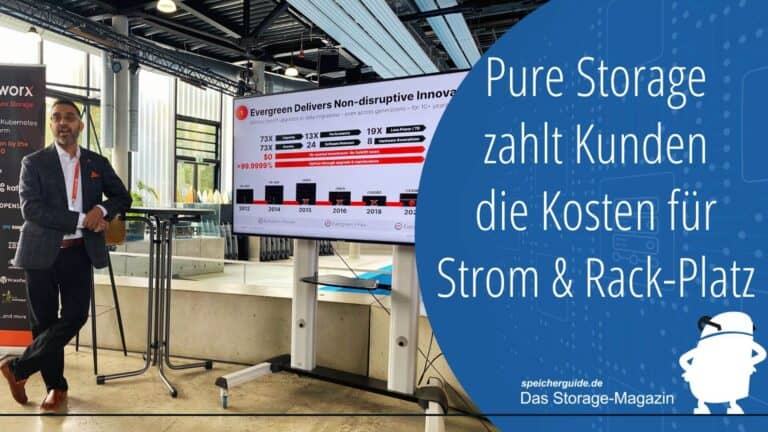 Pure Storage zahlt Kunden die Kosten für Strom & Rack-Platz