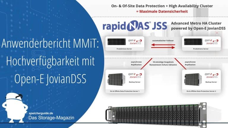 Digitale Infrastruktur aus dem Rechenzentrum mit Open-E JovianDSS