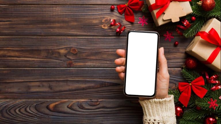 Weihnachten, Smartphone