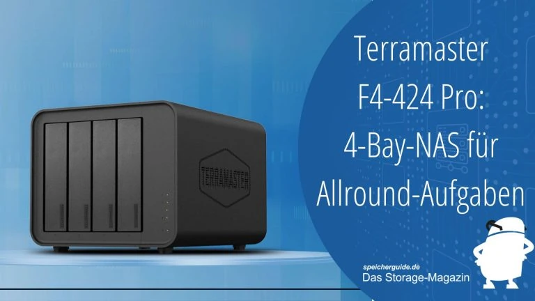 Terramaster F4-424 Pro: 4-Bay-NAS für Allround-Aufgaben