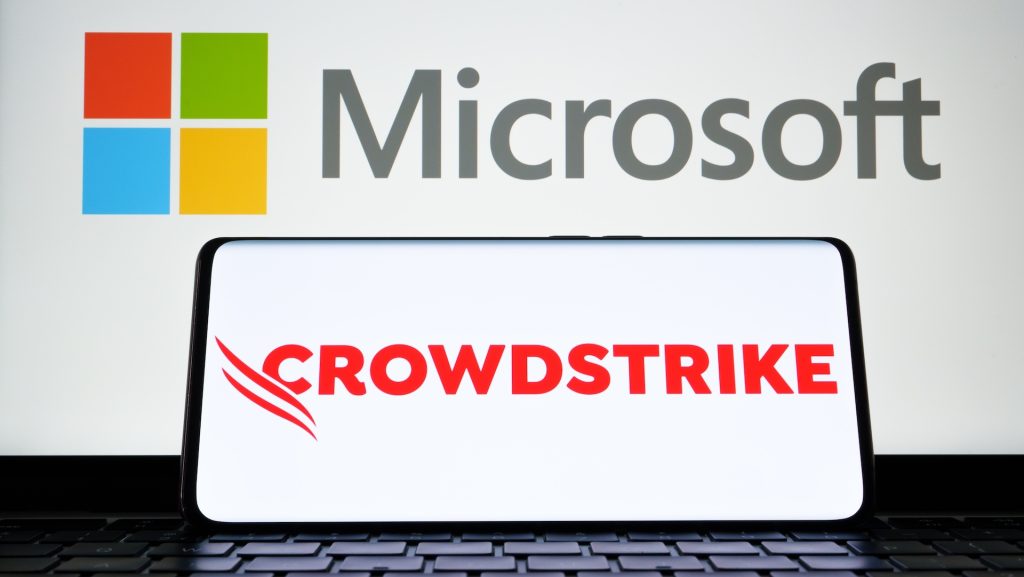 Microsoft - Crowdstrike Logos