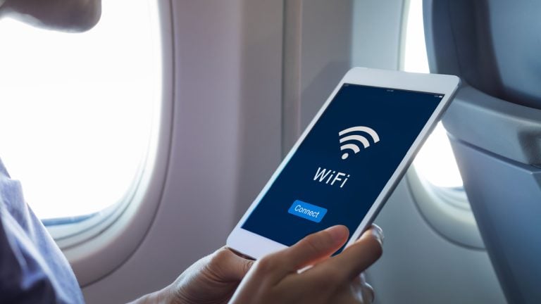 Flugzeug, WLAN, Wifi