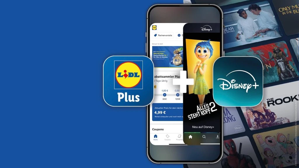 Lidl Plus, Lidl, Disney+, App