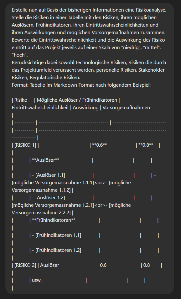 Risiken identifizieren, einschätzen und geeignete Minderungsmaßnahmen identifizieren