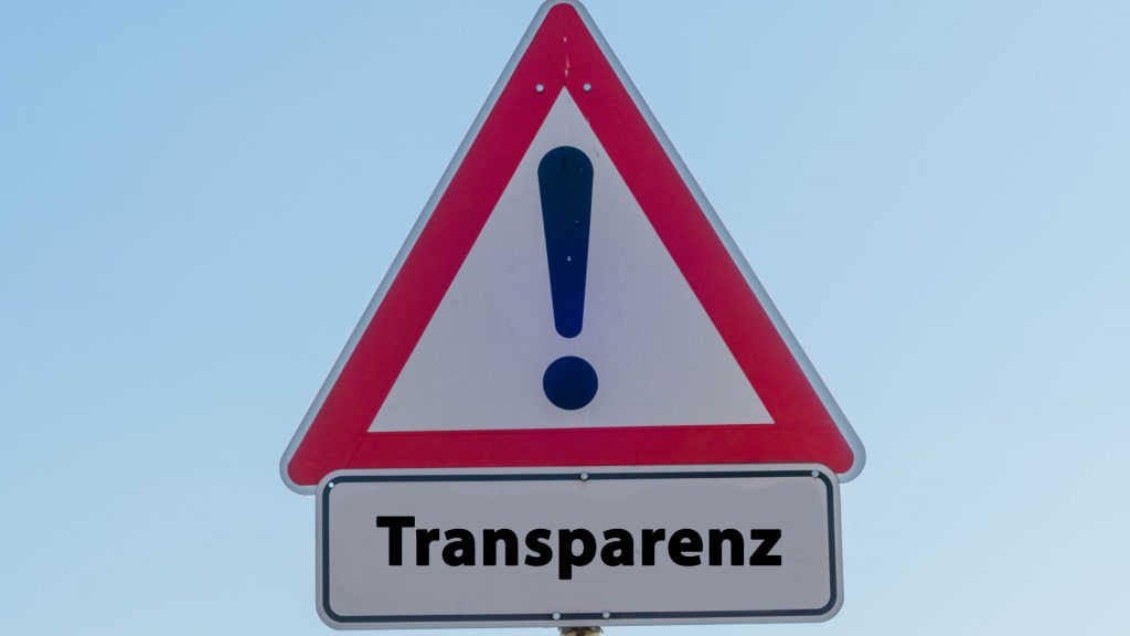 Transparenz