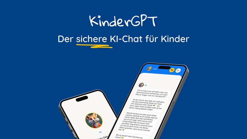 Bildunterschrift: KinderGPT-Logo und Ausschnitt aus der App. Redaktionelle Nutzung nur in Zusammenhang mit Berichterstattung über KinderGPT oder HillcrownAI. / Weiterer Text über ots und www.presseportal.de/nr/177708 / Die Verwendung dieses Bildes für redaktionelle Zwecke ist unter Beachtung aller mitgeteilten Nutzungsbedingungen zulässig und dann auch honorarfrei. Veröffentlichung ausschließlich mit Bildrechte-Hinweis. Bildrechte:HillcrownAI GmbH Fotograf:HillcrownAI GmbH