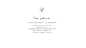 Bad Gateway Chatgpt