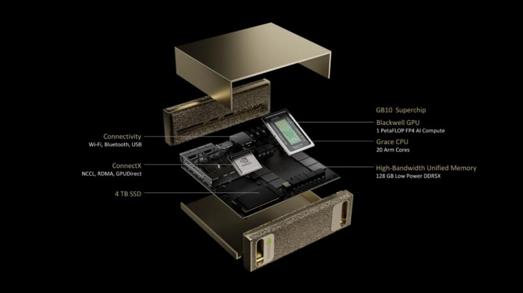 nvidia project digits exploded vew ari