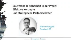 Souveräne IT-Sicherheit, Martin Mangold