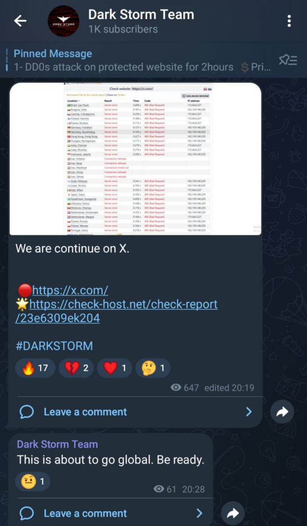 DarkStorm Chat